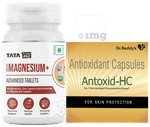 Combo Pack of Tata 1mg Chelated Magnesium Plus Tablet with Zinc (60) & Antoxid -HC Capsule (30)