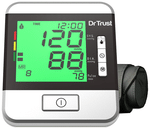 Dr Trust USA Goldline Talking Automatic Digital Blood Pressure Monitor Metallic Silver