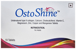 Ostoshine Tablet with Collagen, Calcium, Vitamin D, Vitamin C & Minerals | Multivitamin and Multimineral Supplement