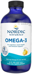 Nordic Naturals Omega 3 1560mg Dietary Supplement for Cognition, Heart Health and Immune Support Lemon