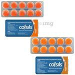 Cofsils Combo Pack of Lozenges Flavour Orange & Lemon Ginger (10 Each)