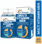 Dr. Morepen Multi Vitamin for Men | With Omega 3, Ashwagandha, Ginseng & Amla for Energy, Immunity & Focus | Tablet