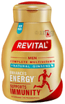 Revital H Men Multivitamin with Natural Ginseng for Immunity, Strong Bones & Energy