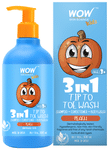 WOW Skin Science Kids 3 in 1 Tip to Toe Wash Peach