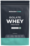 Nutrabay Pure Whey Isolate for Muscle Recovery | No Added Sugar | Powder Unflavoured