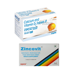 Combo Pack of Cipcal 500 Tablet & Zincovit Tablet (15 Each)