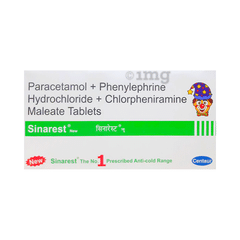Sinarest New Tablet View Uses Side Effects Price And Substitutes 1mg