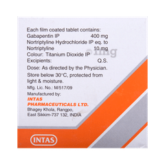 Gabapin Nt Tablet View Uses Side Effects Price And Substitutes 1mg