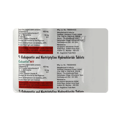 Gabantin Nt Tablet View Uses Side Effects Price And Substitutes 1mg