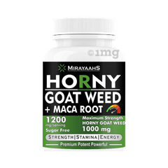 Mirayaahs Horny Goat Weed Tablet Sugar Free: Buy bottle of 60 ...