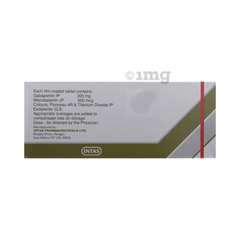 Gabapin Me Tablet View Uses Side Effects Price And Substitutes 1mg