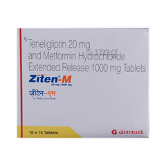 Ziten M 1000mg mg Tablet Er View Uses Side Effects Price And Substitutes 1mg