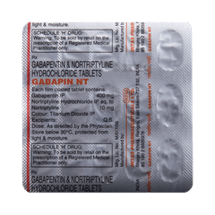 Gabapin Nt Tablet View Uses Side Effects Price And Substitutes 1mg