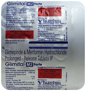 Glimital-M2 Forte Tablet PR