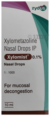 Xylomist 0.1% Nasal Drops for Mucosal Decongestion