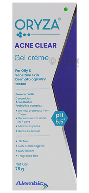 Oryza Acne Clear Gel Creme Oily, Sensitive Skin