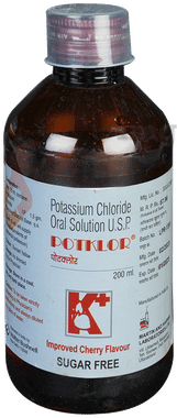 Potklor Oral Solution Cherry Sugar Free
