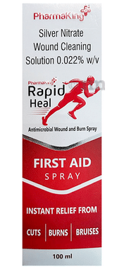 Pharmaking Rapid Heal Antimicrobial Wound and Burn Spray