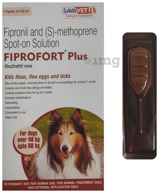 Fiprofort Plus Pet Solution For Dogs Over 40 Kg Upto 60 Kg