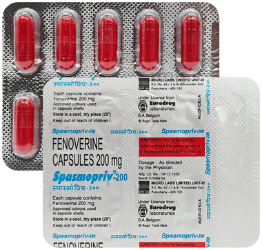 Spasmopriv 200mg Capsule