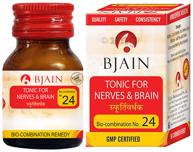 Bjain Bio-Combination No.24 (Tonic For Nerves & Brain) Tablet