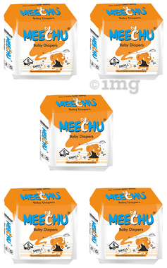 Meechu Baby Diaper (5 Each) Small