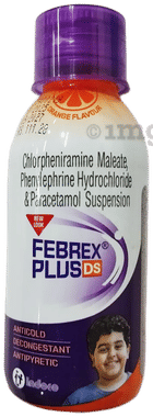 Febrex Plus DS Oral Suspension Delicious Orange