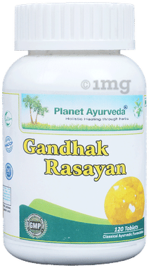 Planet Ayurveda Gandhak Rasayan Tablet Planet Ayurveda Gandhak Rasayan Tablet