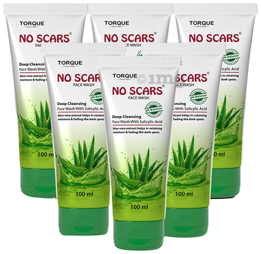 NO Scars Deep Cleansing Face wash with Salicylic Acid (100ml Each)
