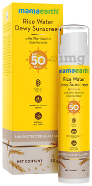 Mamaearth Rice Water Dewy Sunscreen