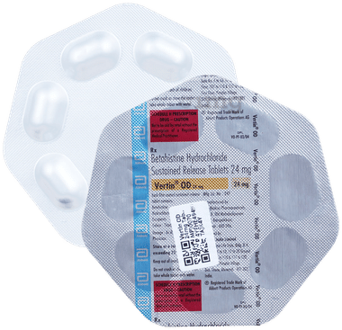 Vertin OD 24mg Tablet SR