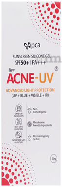 Ipca New Acne-UV Advanced Light Protection Sunscreen Silicone Gel SPF 50+ PA+++