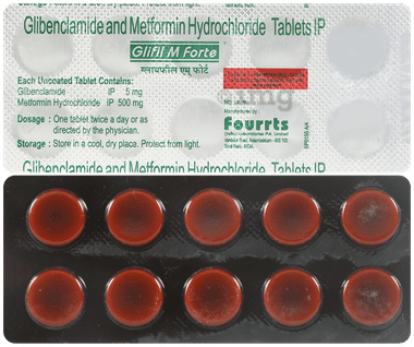 Glifil M Forte 5mg/500mg Tablet