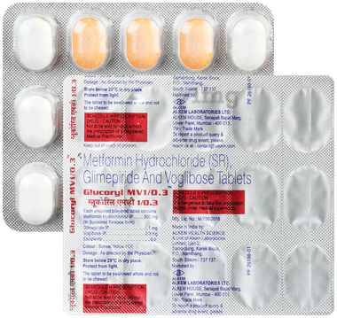 Glucoryl MV1/0.3 Tablet SR