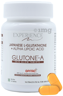 alpha lipoic acid and glutathione Glutone-A Japanese L-Glutathione + Alpha Lipoic Acid Tablet (15 Each): Buy  box of 1.0 Bottle at best price in India