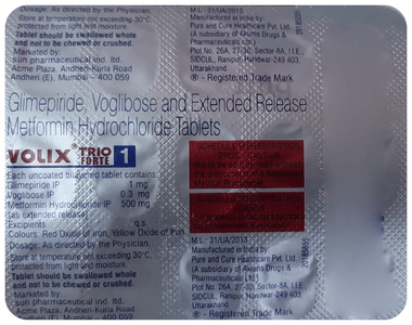 Volix Trio Forte 1 Tablet ER