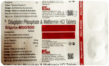 Sitprix-M 50/500 Tablet