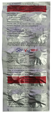 STORvas CV 40mg/75mg Tablet
