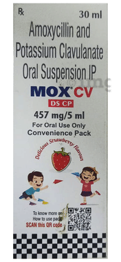Mox CV DS CP Oral Suspension Delicious Strawberry