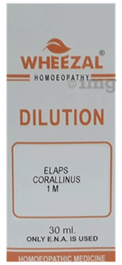 Wheezal Elaps Corallinus Dilution 1M Wheezal Elaps Corallinus Dilution 1M