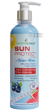 Earthgenix Sun Protect Lotion with Watermelon & Blue Berries