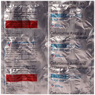 Cfuro CV 500mg/125mg Tablet