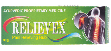 Relievex Pain Relieving Rub Relievex Pain Relieving Rub