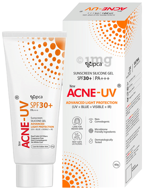 New Acne-UV Advanced Light Protection Sunscreen Silicone Gel SPF 30+ PA+++