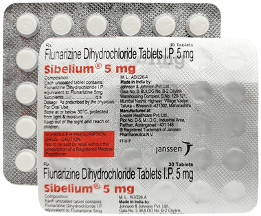 Sibelium 5mg Tablet