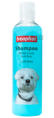 Beaphar Shampoo White Coats Hvit Pels Aloe Vera