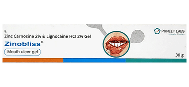 Zinobliss Mouth Ulcer Gel
