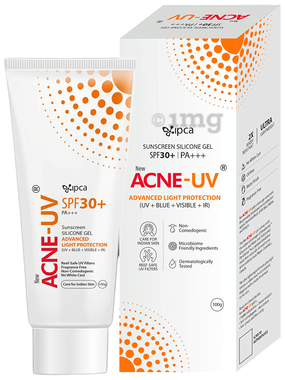 New Acne-UV Advanced Light Protection Sunscreen Silicone Gel SPF 30 PA+++
