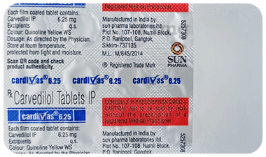 Cardivas 6.25 Tablet