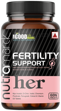 NutraMarck Fertility Support Her Tablet | Women's Ovulation, Hormonal Balance & Conception Formula NutraMarck Fertility Support Her Tablet | Women's Ovulation, Hormonal Balance & Conception Formula